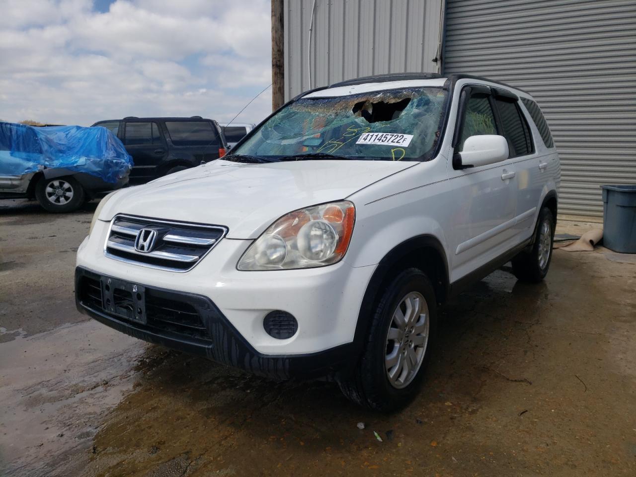 Photo 2 from auction – 2005 HONDA CR-V SE with VIN SHSRD78975U340352