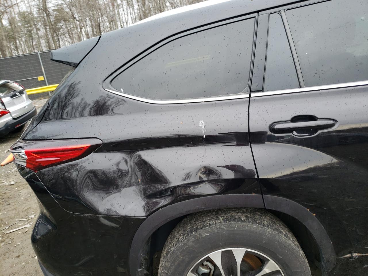 Photo 9 from auction – 2020 TOYOTA HIGHLANDER with VIN 5TDGZRBH7LS012949