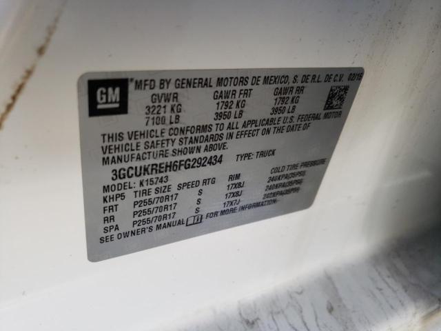 Photo 10 from auction – 2015 CHEVROLET SILVERADO with VIN 3GCUKREH6FG292434