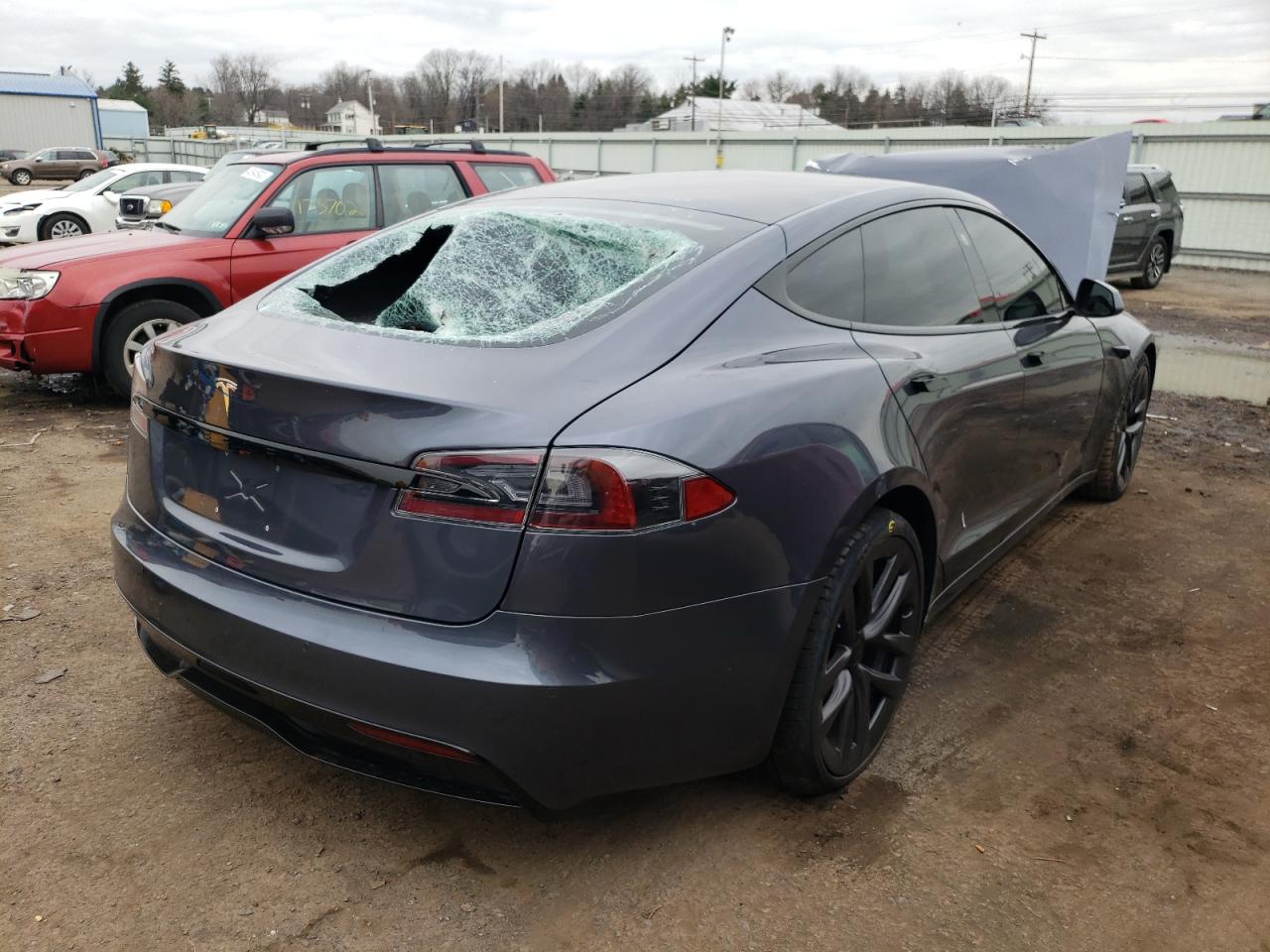 Photo 4 from auction – 2022 TESLA MODEL S with VIN 5YJSA1E52NF469292