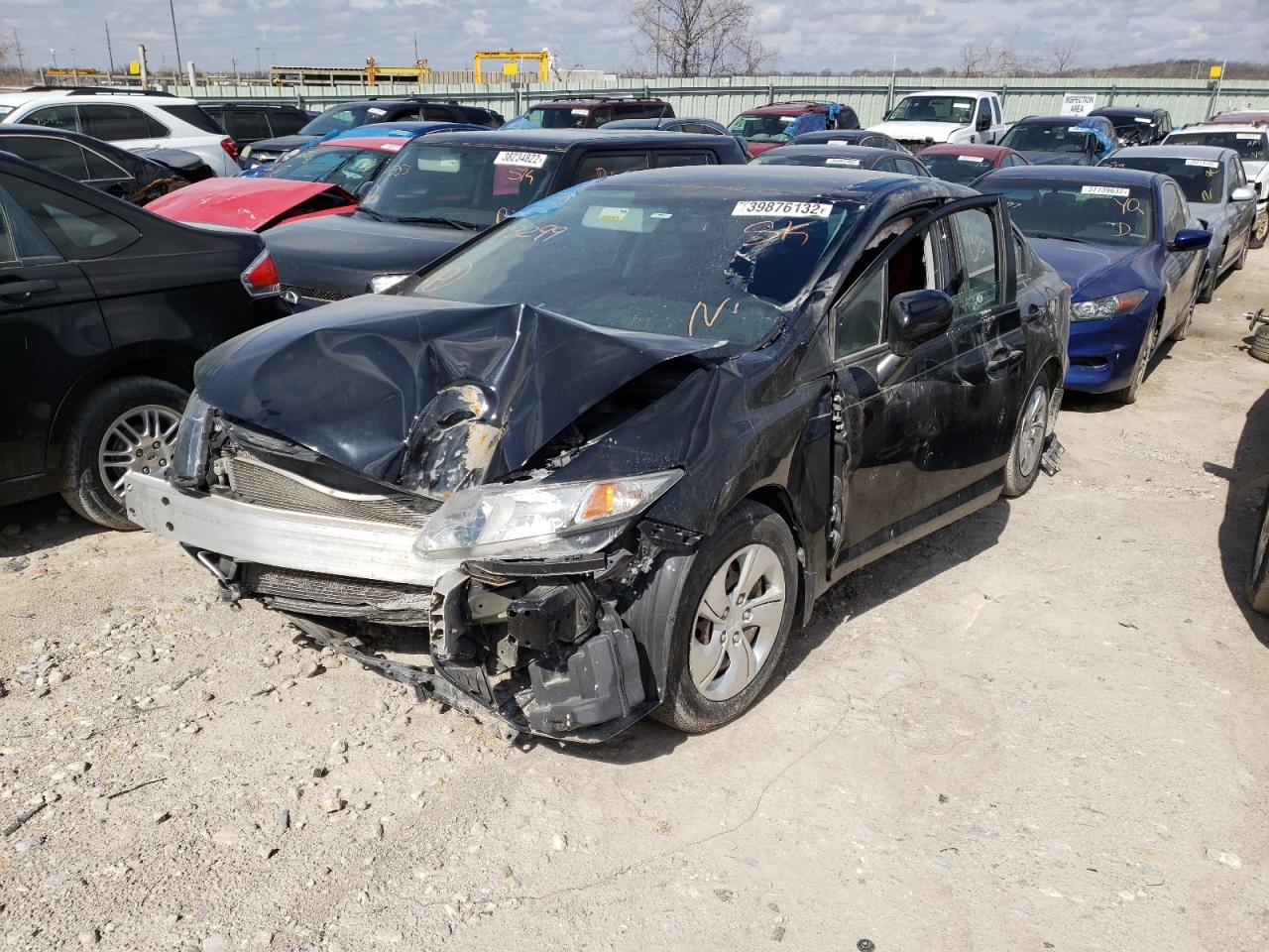 Photo 2 from auction – 2015 HONDA CIVIC LX with VIN 19XFB2F59FE113299