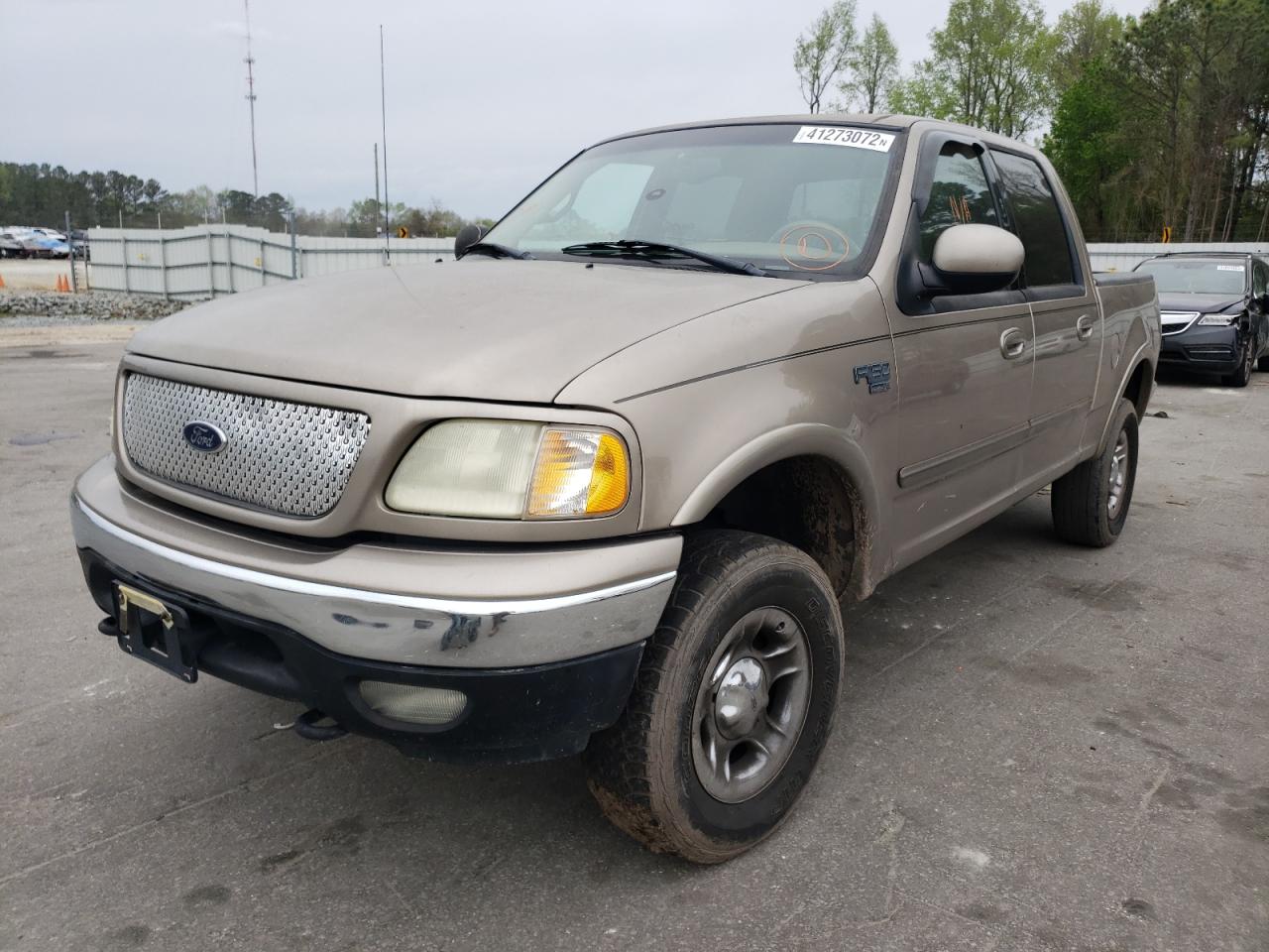 Photo 2 from auction – 2002 FORD F150 SUPER with VIN 1FTRW08L72KA20547