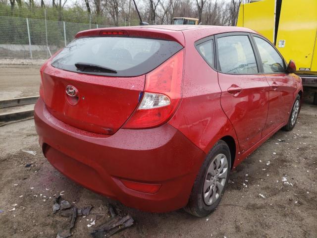Photo 4 from auction – 2016 HYUNDAI ACCENT SE with VIN KMHCT5AE3GU279700