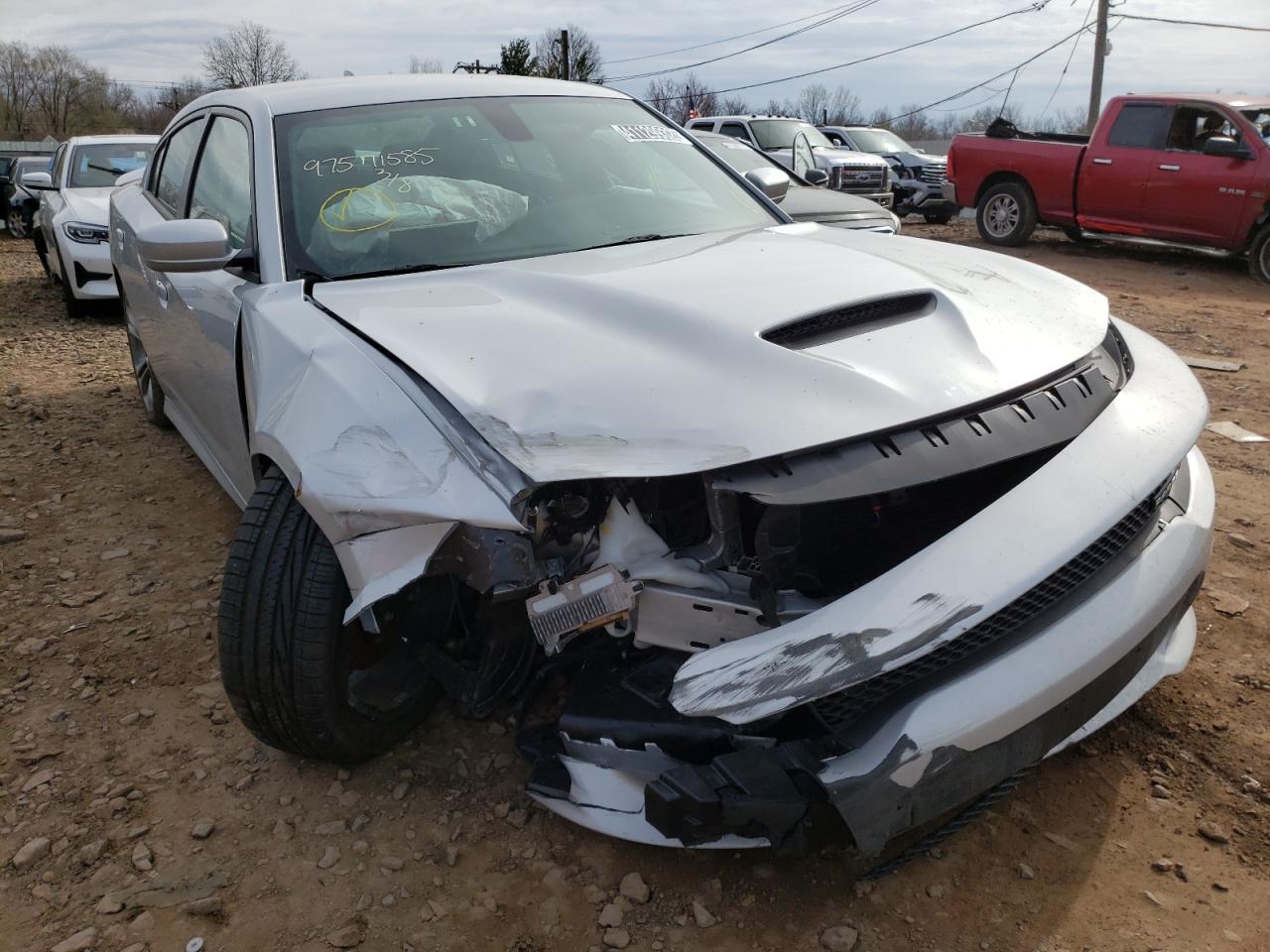 DODGE CHARGER R/ 2021 with VIN 2C3CDXCT9MH587482 - Photo from auction