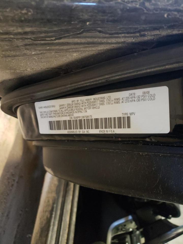 Photo 10 from auction – 2009 SUBARU OUTBACK 2. with VIN 4S4BP61C897326175