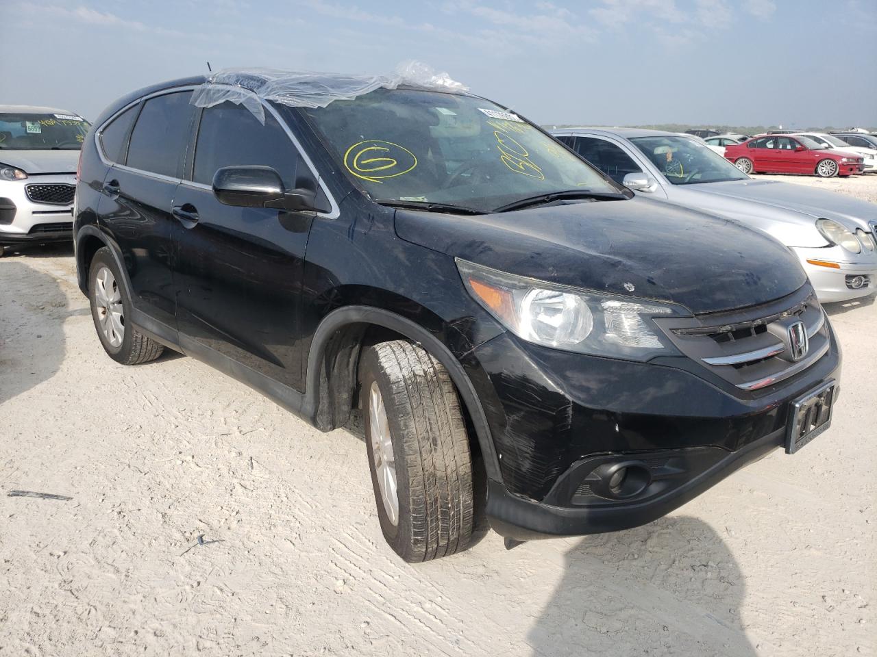 HONDA CR-V EX 2014 with VIN 2HKRM3H58EH502293 - Photo from auction