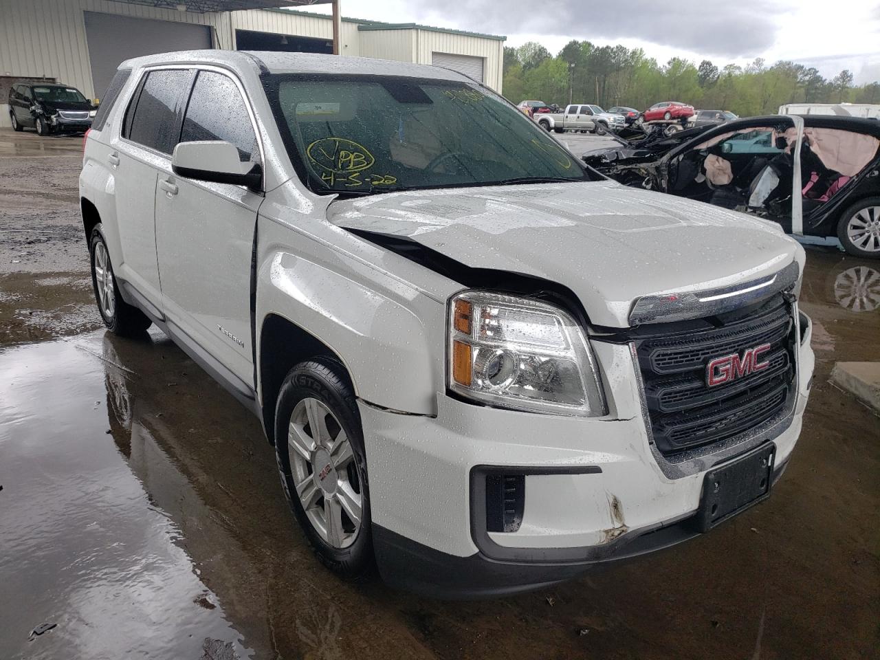 GMC TERRAIN SL 2016 with VIN 2GKALMEK1G6131778 - Photo from auction