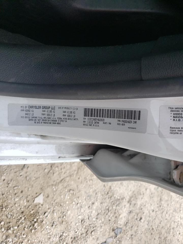 Photo 10 from auction – 2015 CHRYSLER 200 LIMITE with VIN 1C3CCCAB5FN622633