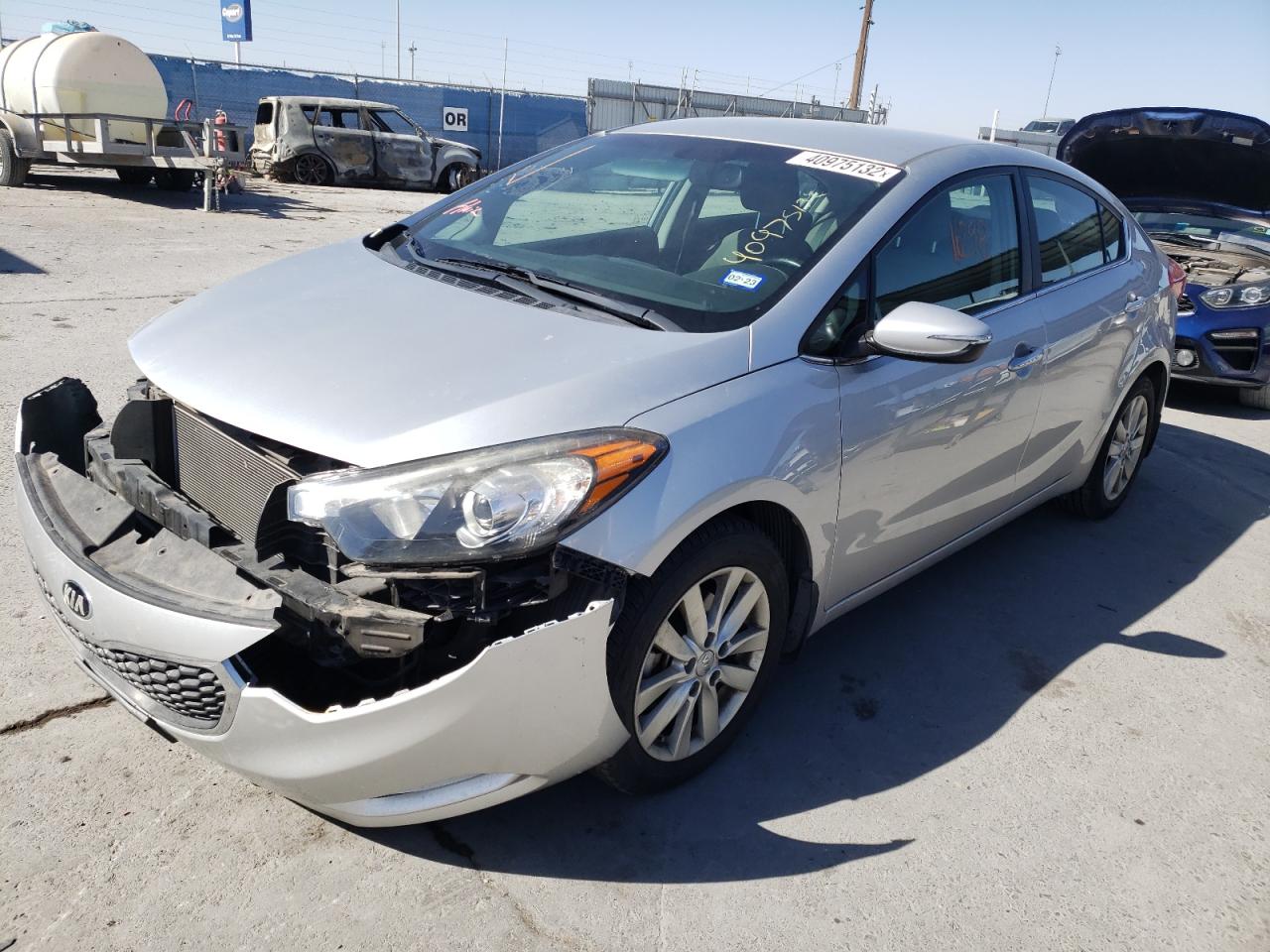 Photo 2 from auction – 2014 KIA FORTE EX with VIN KNAFX4A80E5199558
