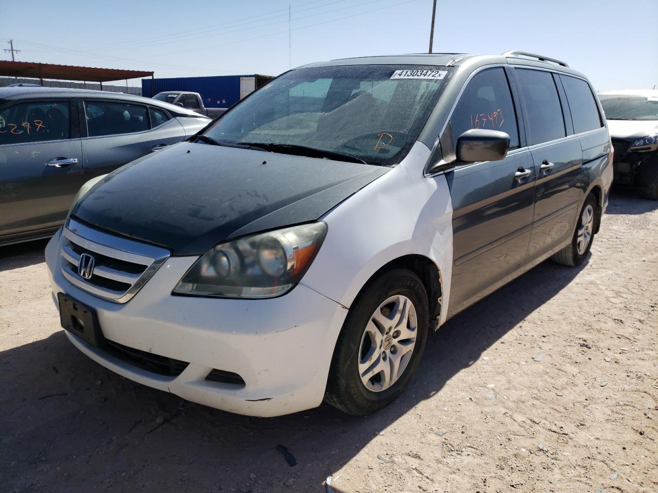 Photo 2 from auction – 2007 HONDA ODYSSEY EX with VIN 5FNRL387X7B444628