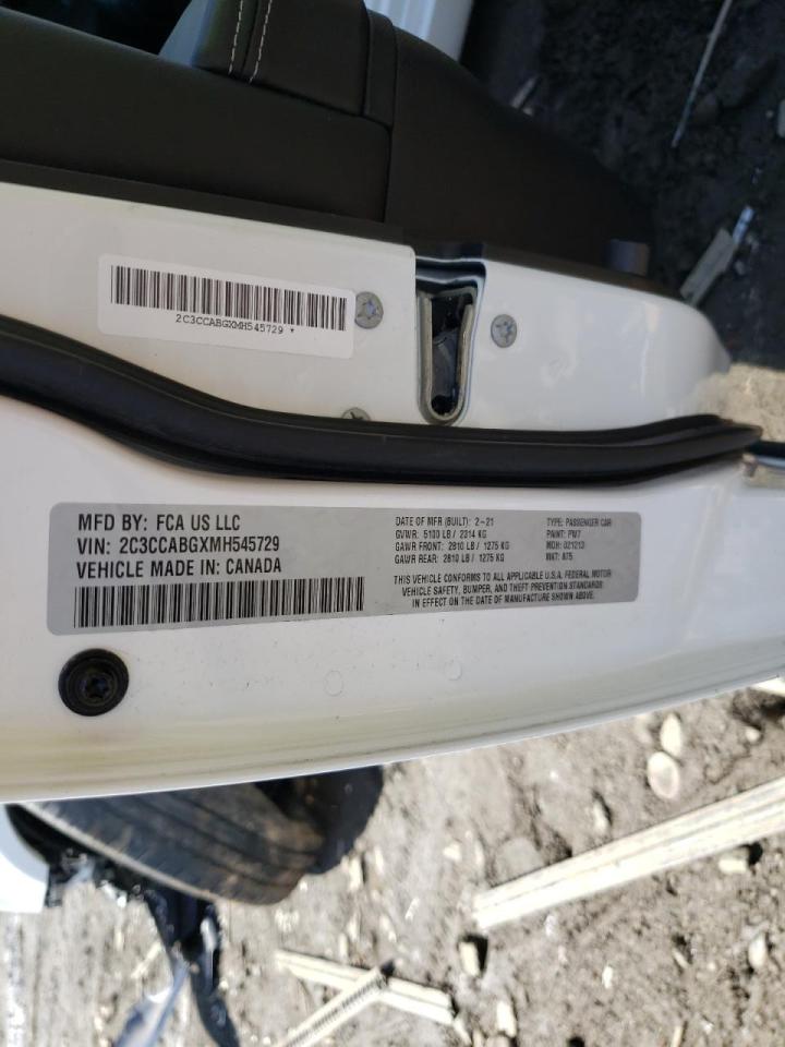 Photo 10 from auction – 2021 CHRYSLER 300 S with VIN 2C3CCABGXMH545729