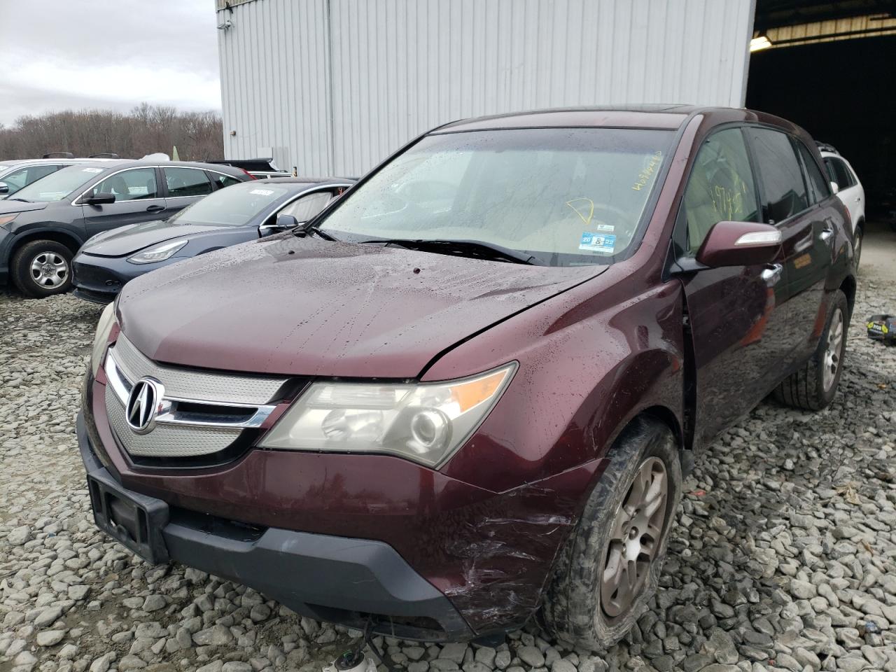 Photo 2 from auction – 2007 ACURA MDX with VIN 2HNYD28287H539913