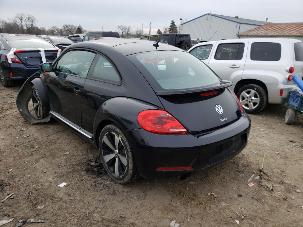 Photo 3 from auction – 2012 VOLKSWAGEN BEETLE TUR with VIN 3VW4A7AT5CM644754