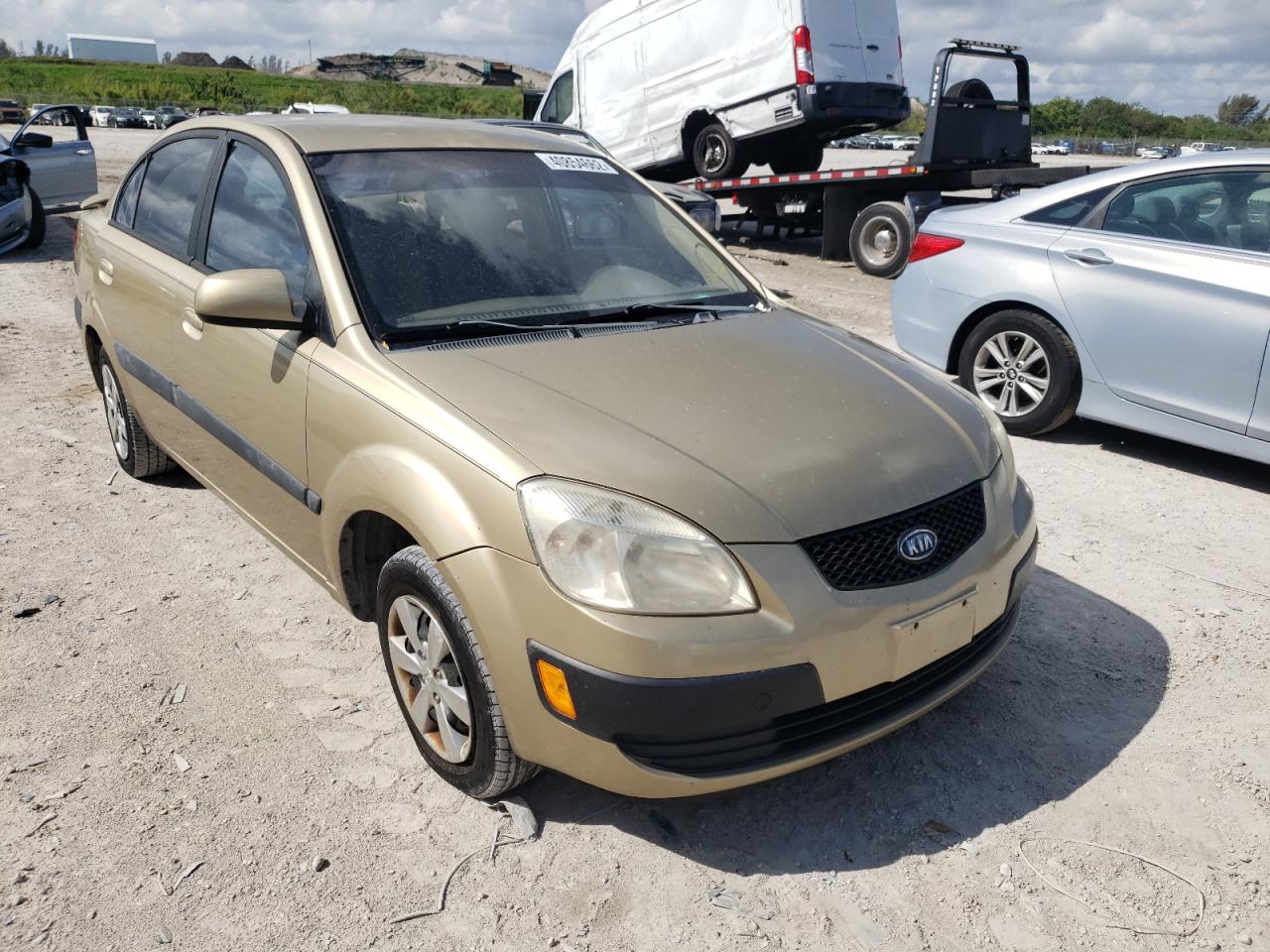 KIA RIO BASE 2008 with VIN KNADE123686392231 - Photo from auction