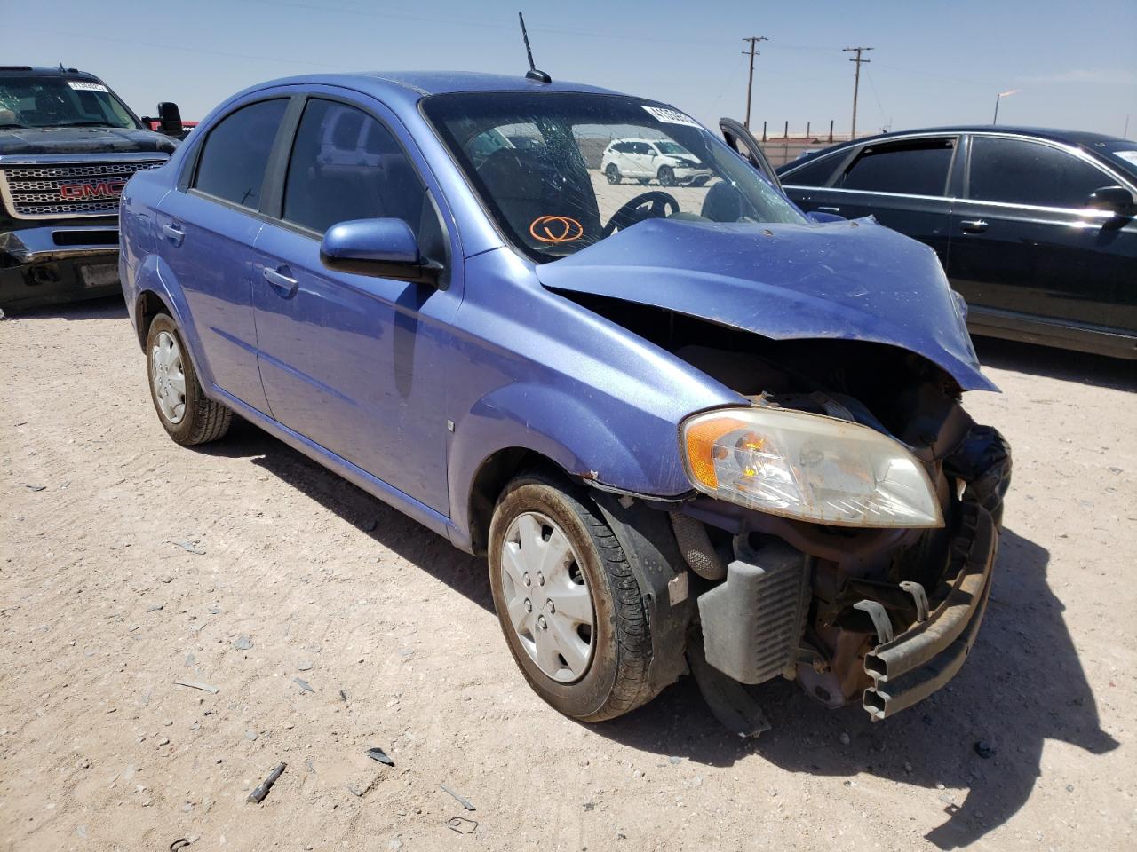 CHEVROLET AVEO LS 2009 with VIN KL1TD56E09B642566 - Photo from auction