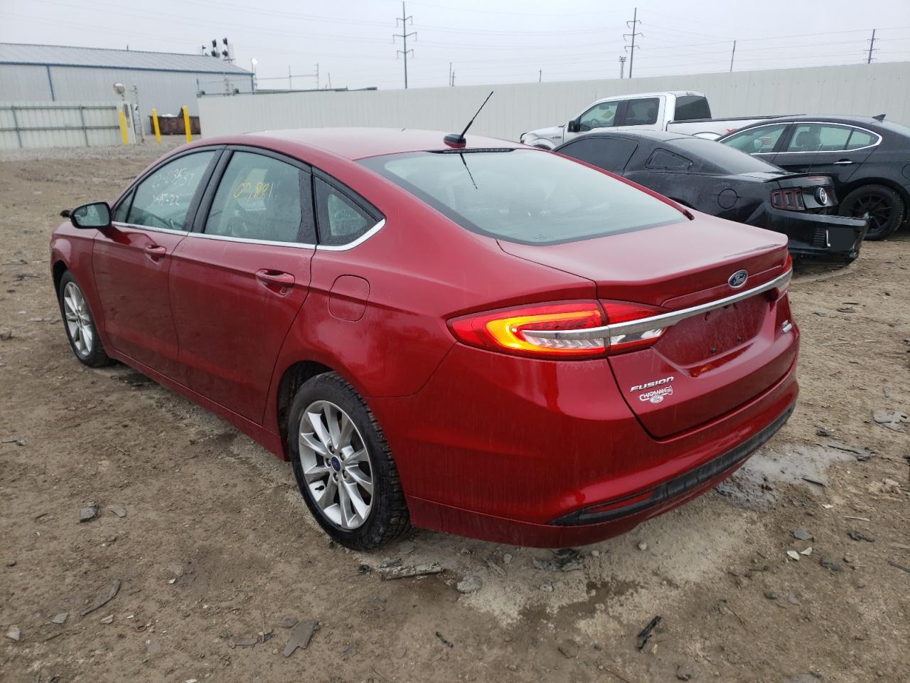 Photo 3 from auction – 2017 FORD FUSION SE with VIN 3FA6P0HD7HR348327