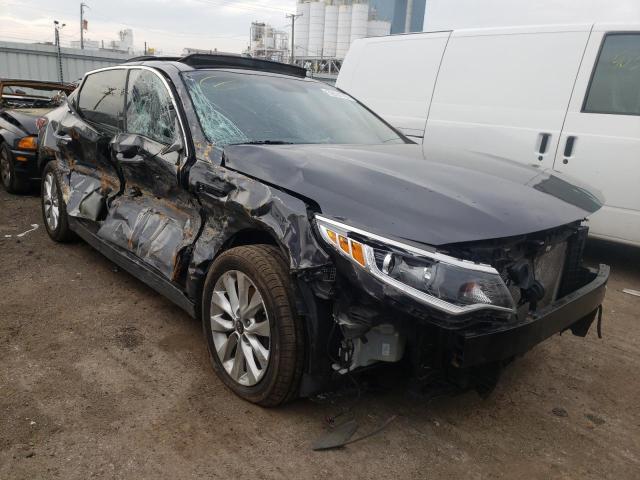 KIA OPTIMA LX 2018 with VIN 5XXGT4L35JG233732 - Photo from auction