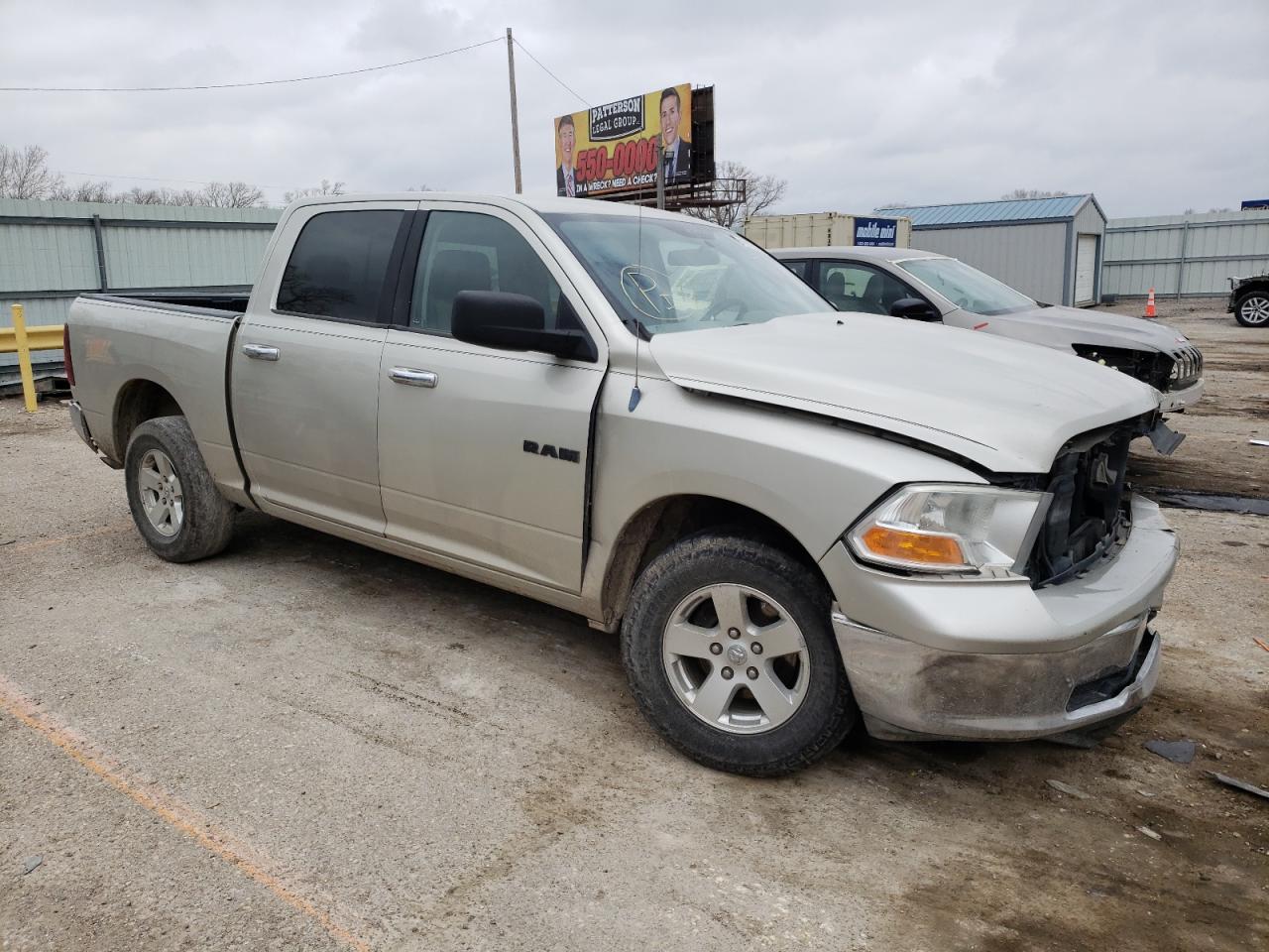 DODGE RAM 1500 2009 with VIN 1D3HB13P49J532510 - Photo from auction