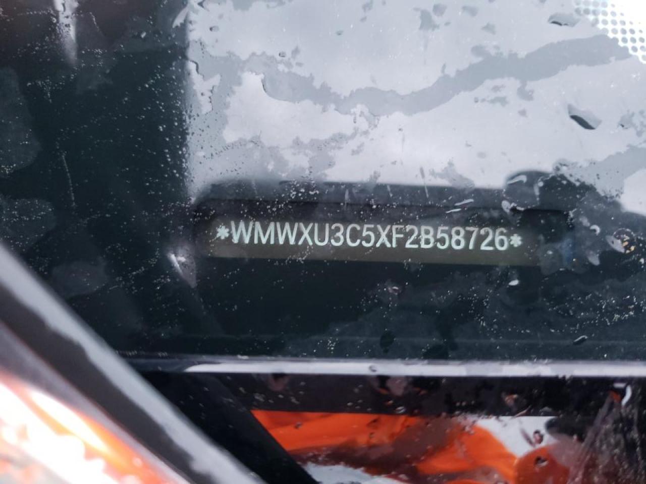 Photo 10 from auction – 2015 MINI COOPER S with VIN WMWXU3C5XF2B58726