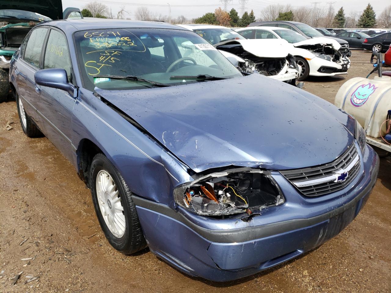 CHEVROLET IMPALA 2000 with VIN 2G1WF55E5Y9173436 - Photo from auction