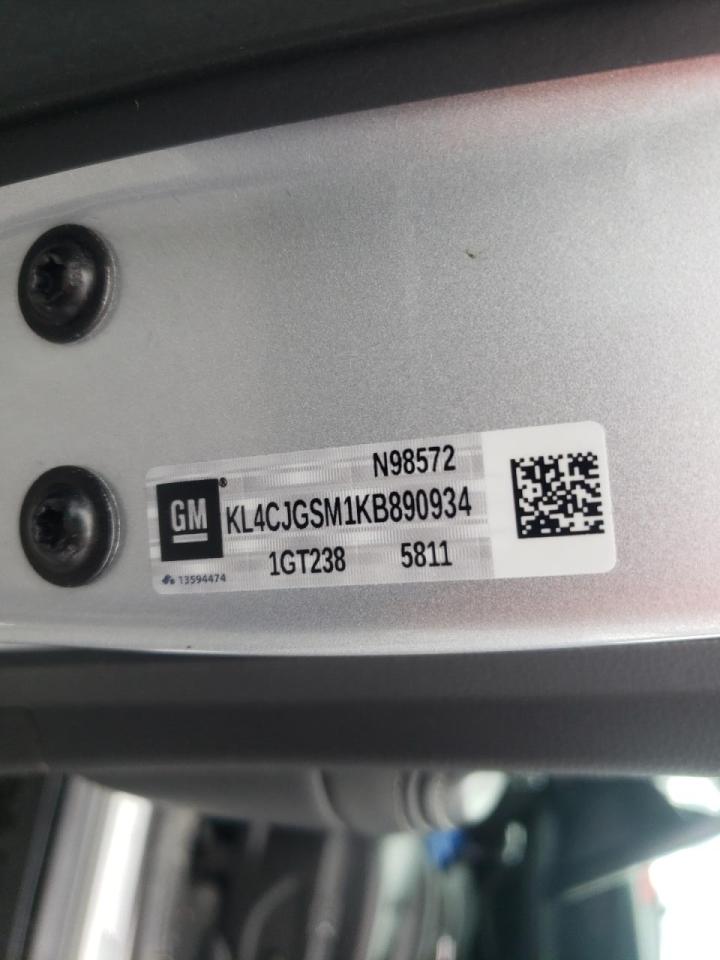 Photo 10 from auction – 2019 BUICK ENCORE ESS with VIN KL4CJGSM1KB890934