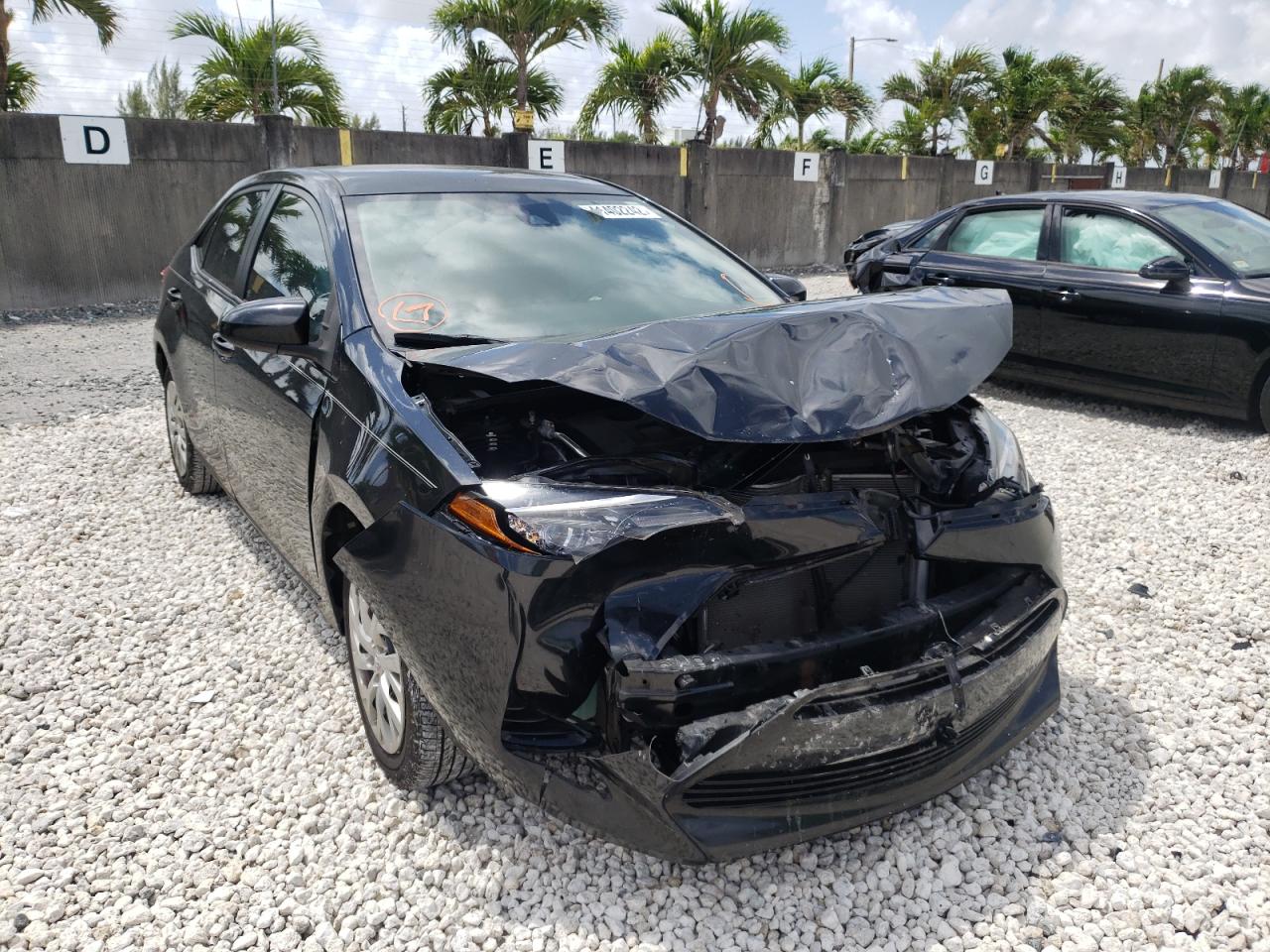 TOYOTA COROLLA L 2017 with VIN 2T1BURHE8HC793406 - Photo from auction