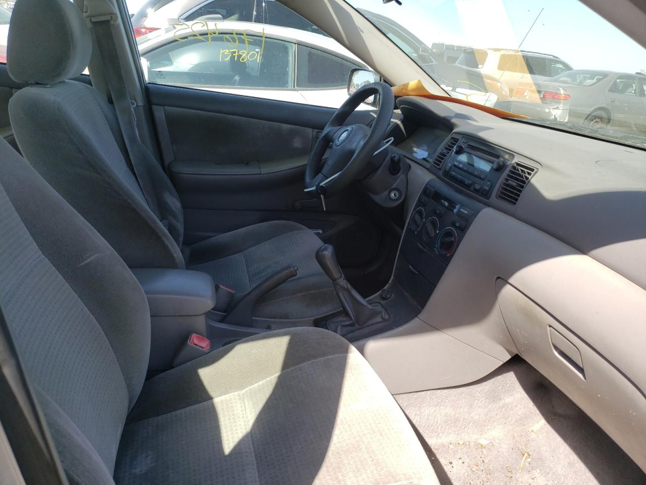 Photo 5 from auction – 2006 TOYOTA COROLLA with VIN 1NXBR32E06Z647407