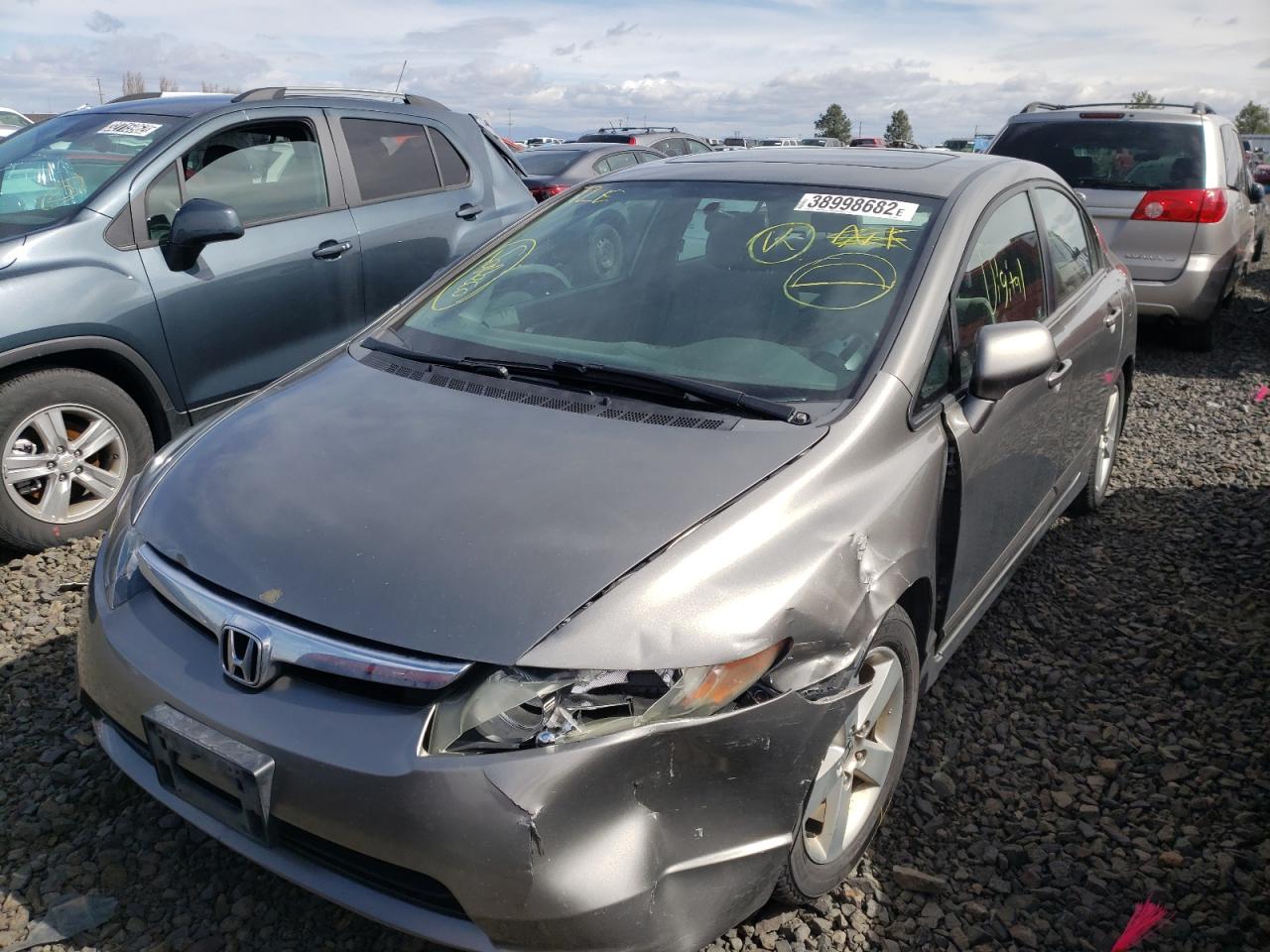 Photo 2 from auction – 2007 HONDA CIVIC EX with VIN 1HGFA16847L034253