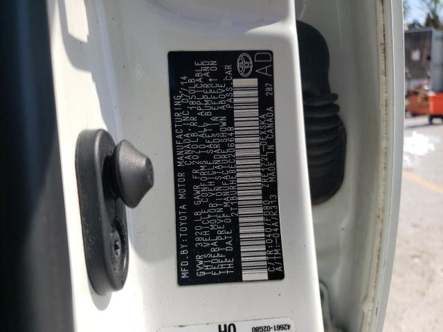Photo 10 from auction – 2014 TOYOTA COROLLA L with VIN 2T1BURHE8EC206648