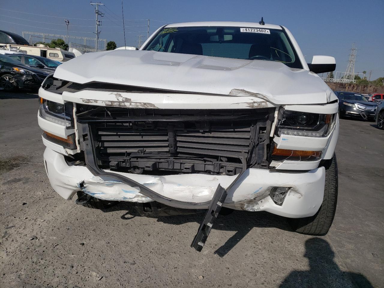 Photo 9 from auction – 2018 CHEVROLET SILVERADO with VIN 3GCUKREC8JG433730