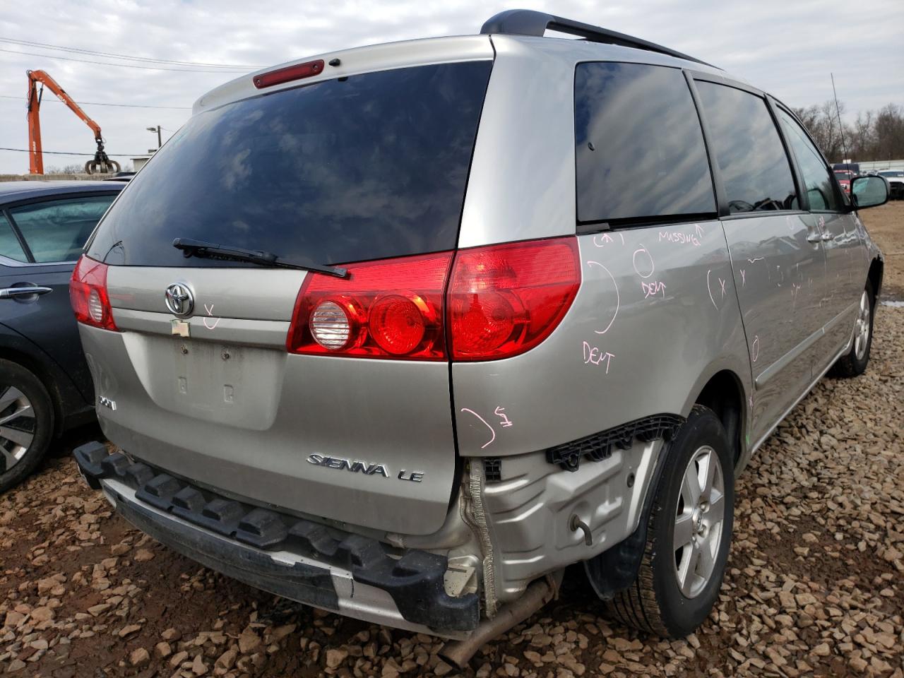Photo 4 from auction – 2009 TOYOTA SIENNA CE with VIN 5TDZK23C09S260153