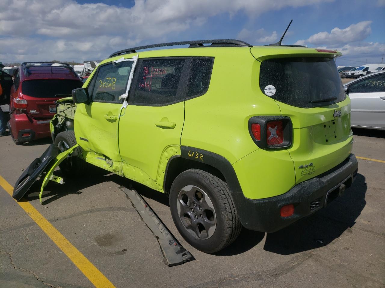 Photo 3 from auction – 2017 JEEP RENEGADE S with VIN ZACCJBAB6HPF79734