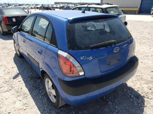 Photo 3 from auction – 2007 KIA RIO 5 SX with VIN KNADE163876205547