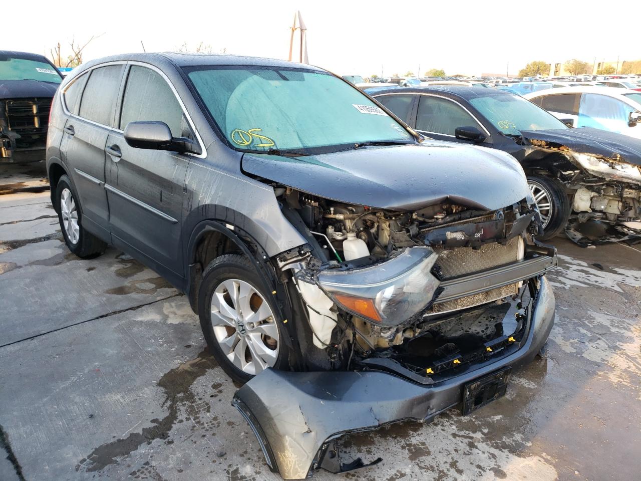 HONDA CR-V EX 2013 with VIN 2HKRM4H52DH669494 - Photo from auction