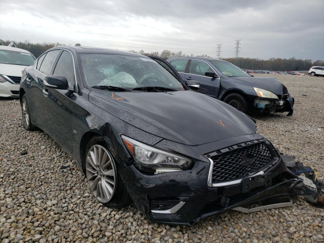 INFINITI Q50 LUXE 2018 with VIN JN1EV7AR3JM434360 - Photo from auction