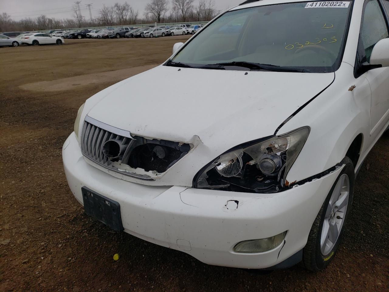 Photo 9 from auction – 2008 LEXUS RX 350 with VIN 2T2GK31U38C032305