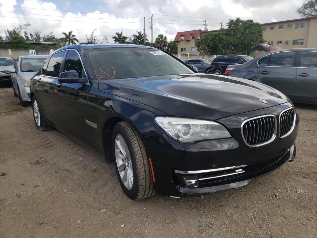 BMW 740 LI 2013 with VIN WBAYE4C5XDD137087 - Photo from auction