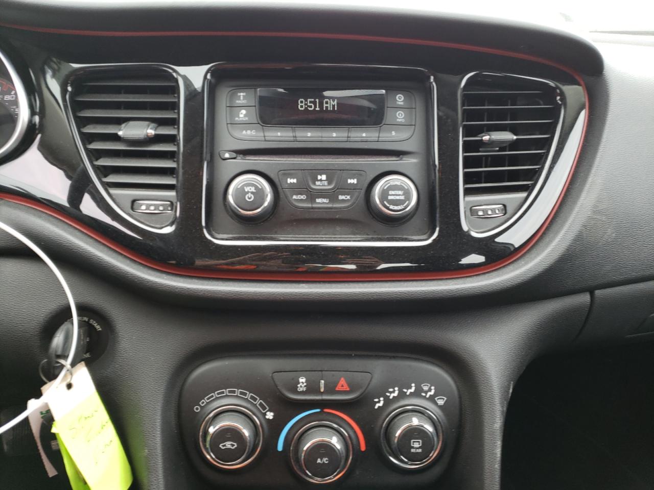 Photo 9 from auction – 2016 DODGE DART SXT with VIN 1C3CDFBB9GD550839