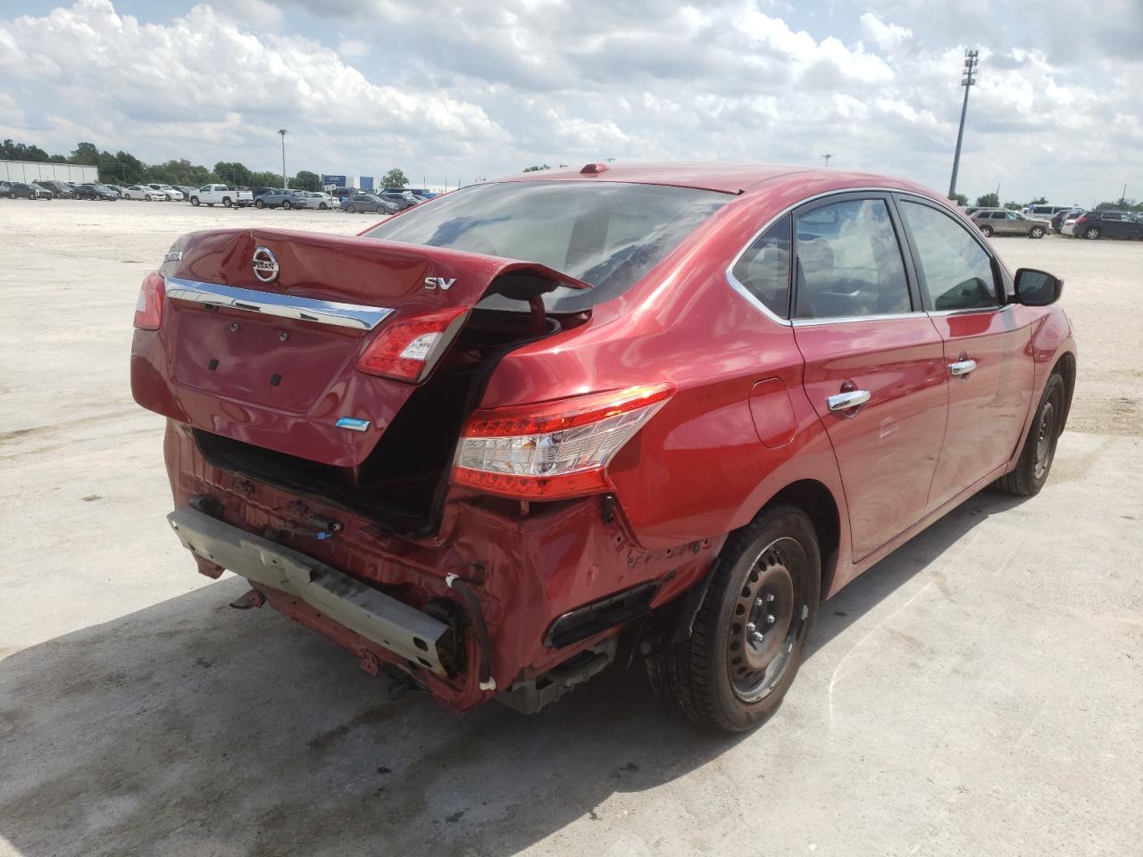 Photo 4 from auction – 2013 NISSAN SENTRA S with VIN 3N1AB7AP1DL679257