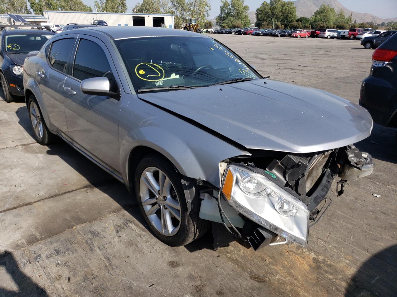 DODGE AVENGER SX 2013 with VIN 1C3CDZCG7DN523169 - Photo from auction
