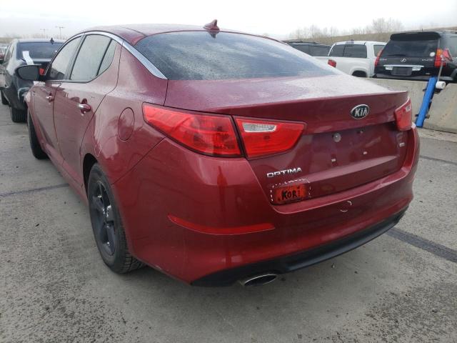 Photo 3 from auction – 2015 KIA OPTIMA LX with VIN 5XXGM4A72FG412045