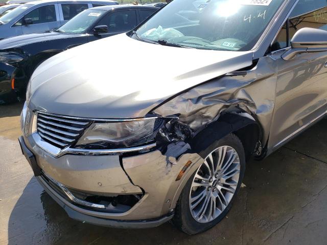 Photo 9 from auction – 2016 LINCOLN MKX RESERV with VIN 2LMTJ8LR2GBL24546