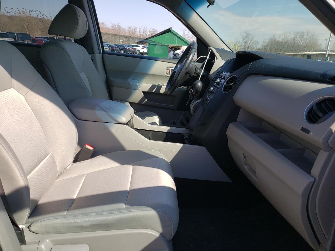Zdjęcie 5 z aukcji – 2012 HONDA PILOT LX z VIN 5FNYF4H21CB072362
