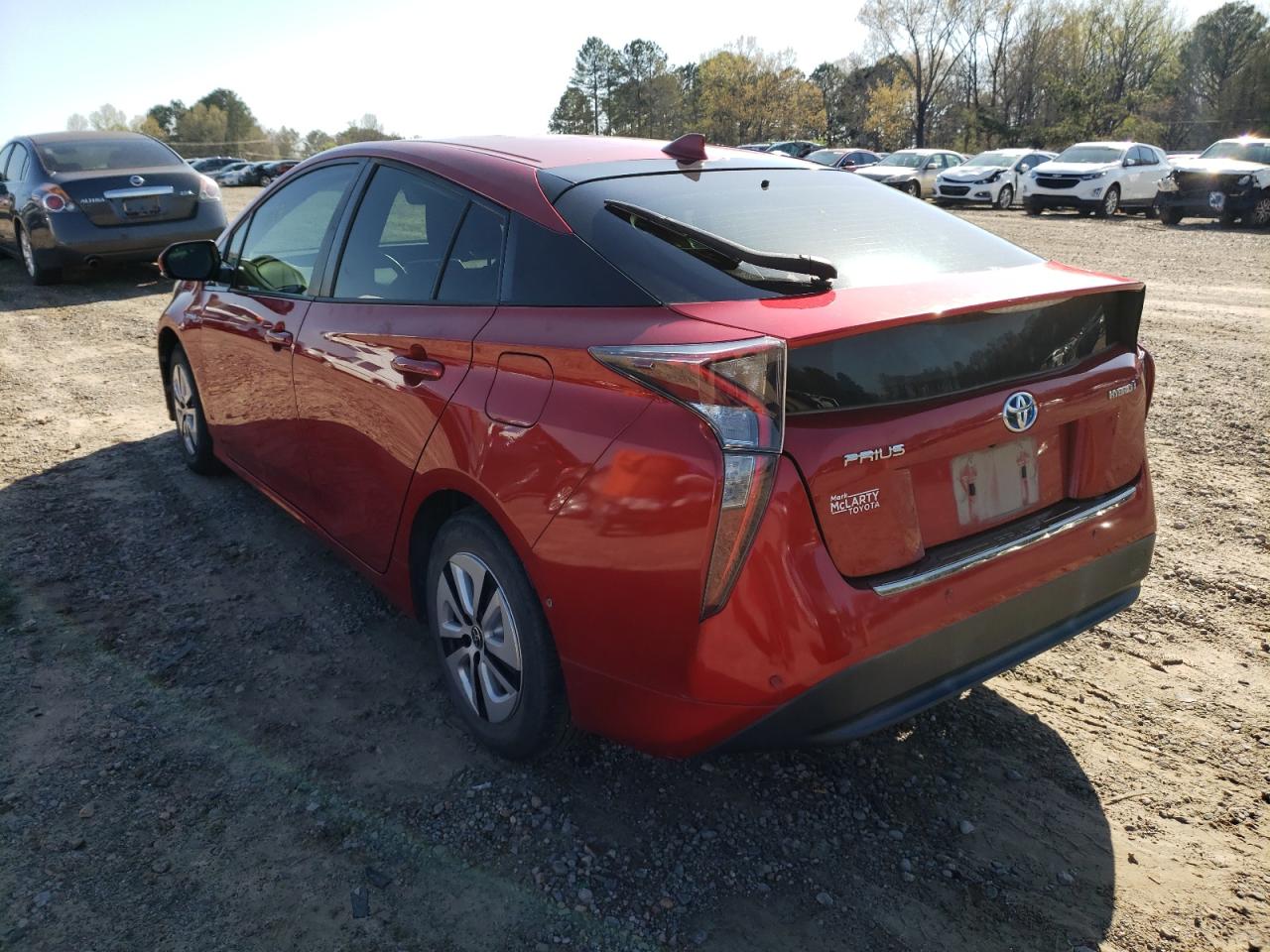 Photo 3 from auction – 2017 TOYOTA PRIUS with VIN JTDKARFU8H3539285