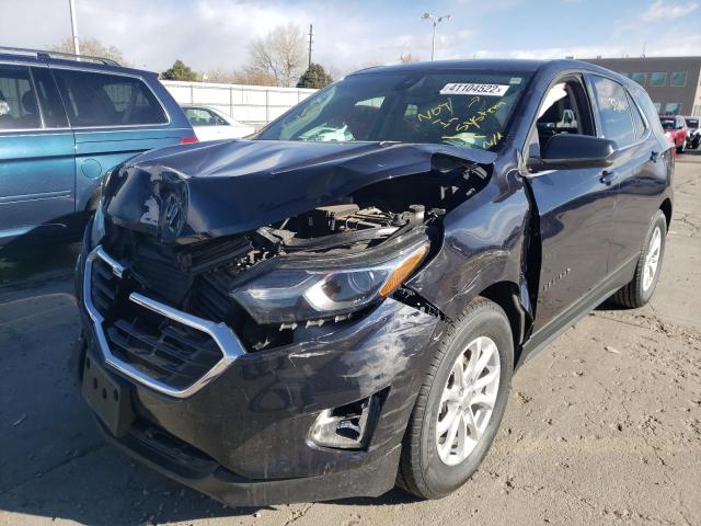 Photo 2 from auction – 2020 CHEVROLET EQUINOX LT with VIN 3GNAXUEV8LS504182