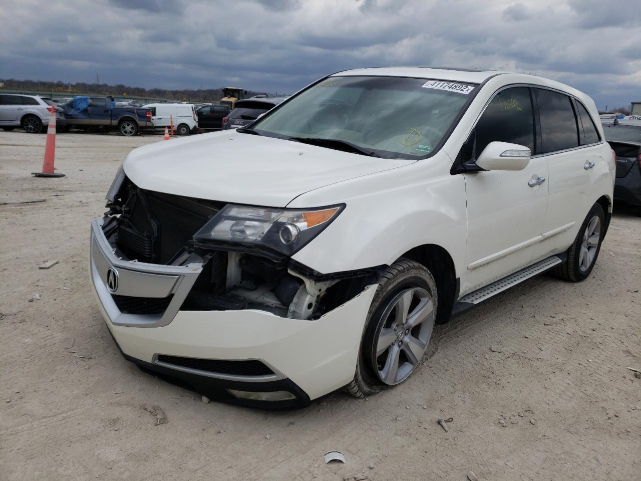 Photo 2 from auction – 2010 ACURA MDX TECHNO with VIN 2HNYD2H46AH518437