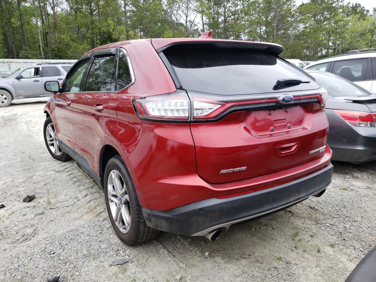 Фото 3 с аукциона – 2016 FORD EDGE TITAN с VIN 2FMPK3K96GBB12828