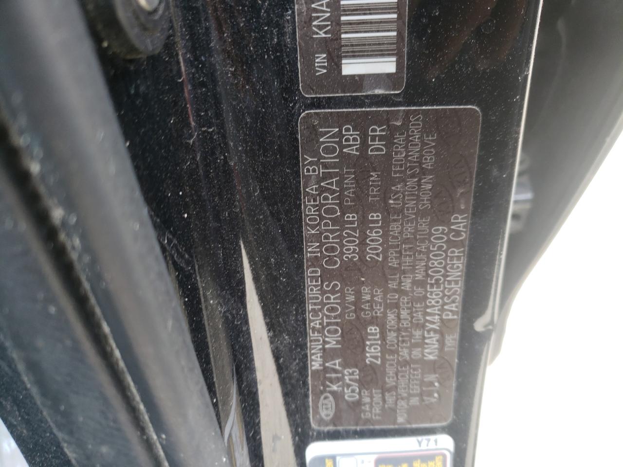 صورة رقم 10 من المزاد - 2014 KIA FORTE EX مع VIN KNAFX4A86E5080509