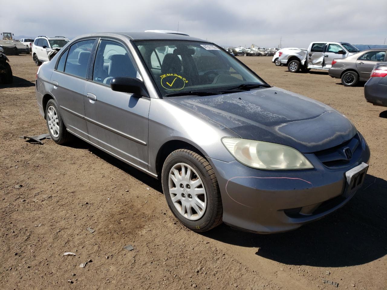 Photo 11 from auction – 2004 HONDA CIVIC LX with VIN 2HGES16574H565406