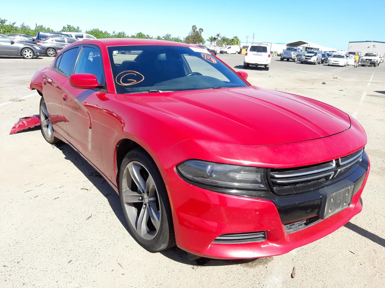 DODGE CHARGER SE 2015 with VIN 2C3CDXBG4FH771915 - Photo from auction